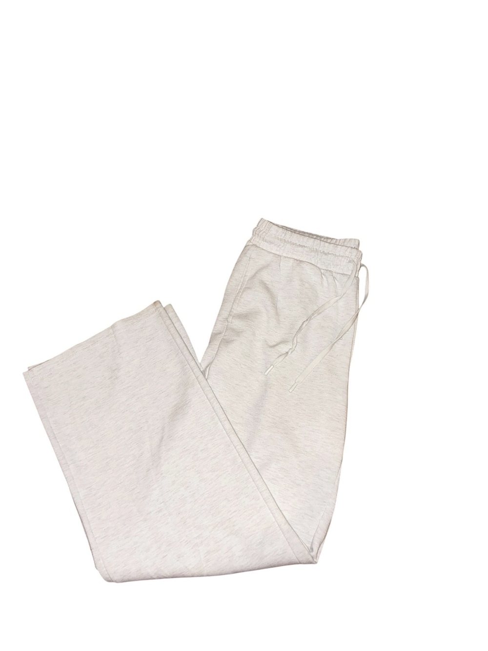Yogalicious Scuba Daya Wide Leg Pants in a off white color SZ M